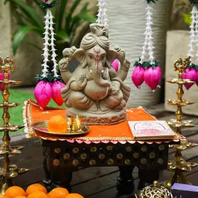 10INCH Mantreshaya Eco-Friendly Ganpati | Plant-A-Ganesha