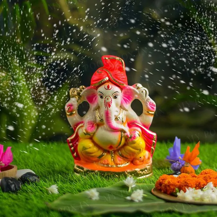 10INCH Mantreshaya Eco-Friendly Ganpati | Plant-A-Ganesha