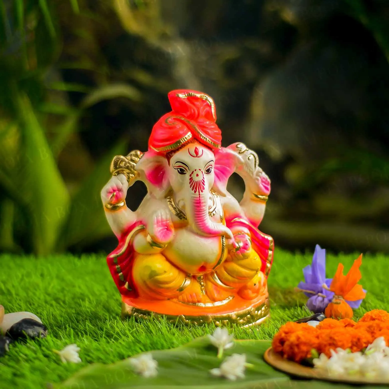 10INCH Mantreshaya Eco-Friendly Ganpati | Plant-A-Ganesha