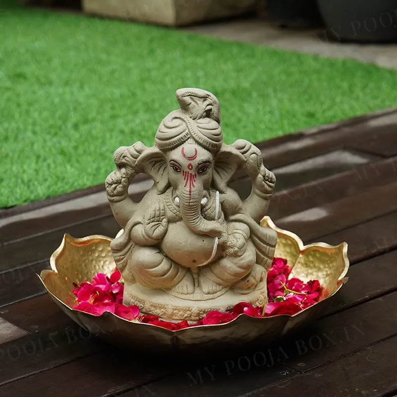 10INCH Mantreshaya Eco-Friendly Ganpati | Plant-A-Ganesha