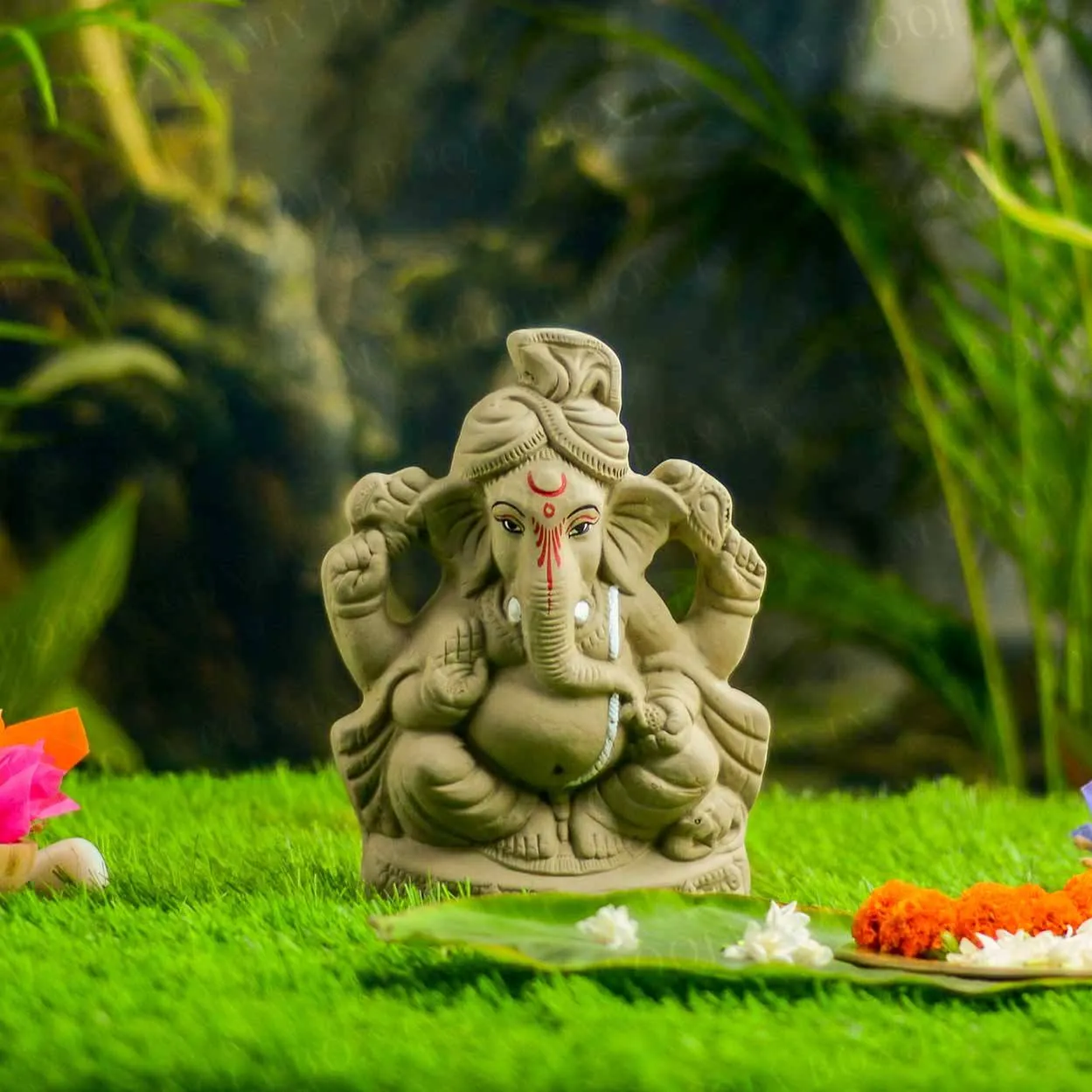 10INCH Mantreshaya Eco-Friendly Ganpati | Plant-A-Ganesha