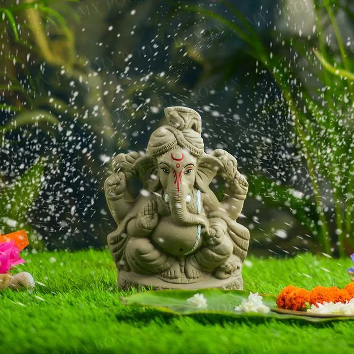 10INCH Mantreshaya Eco-Friendly Ganpati | Plant-A-Ganesha