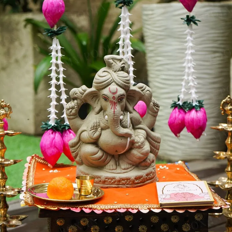 10INCH Mantreshaya Eco-Friendly Ganpati | Plant-A-Ganesha