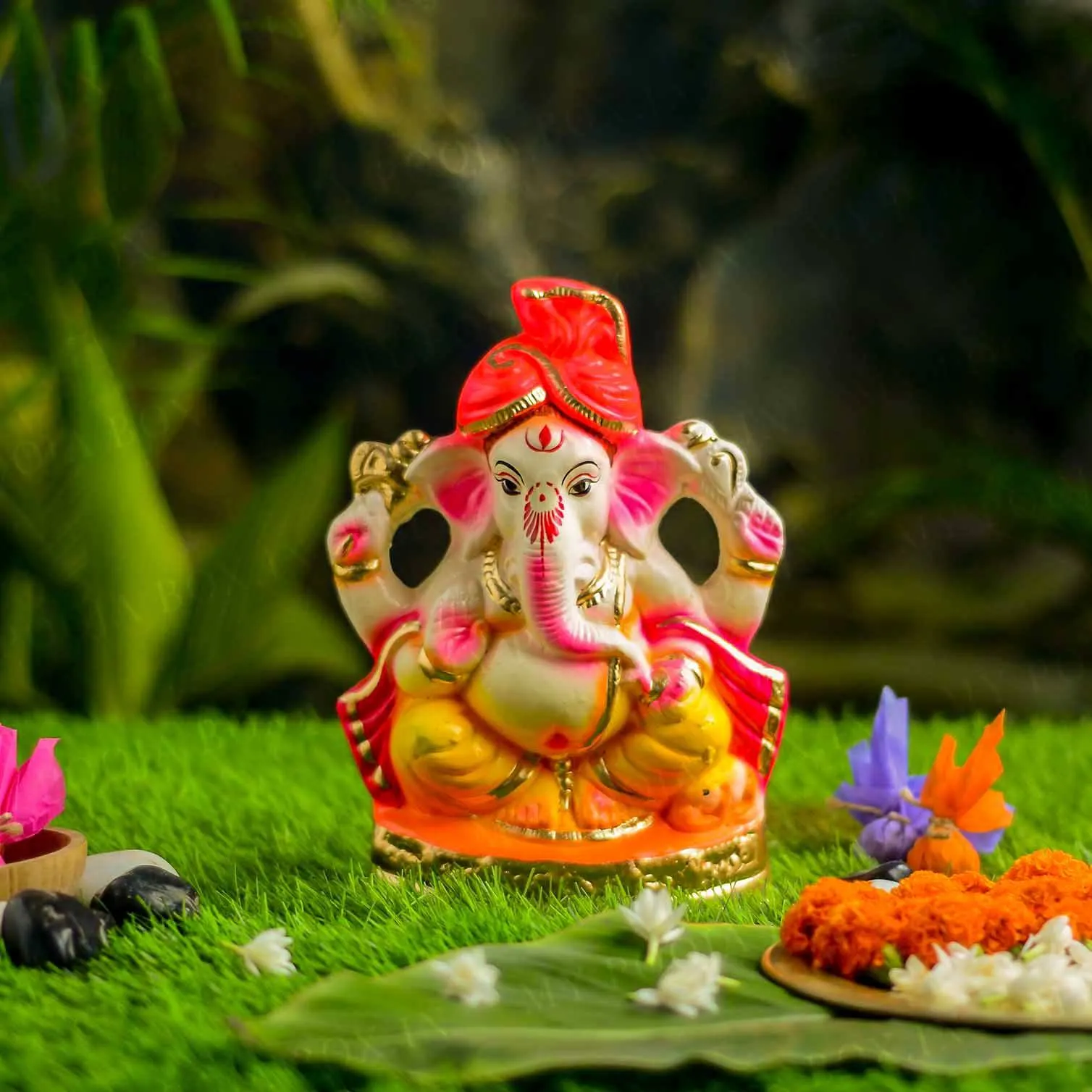 10INCH Mantreshaya Eco-Friendly Ganpati | Plant-A-Ganesha