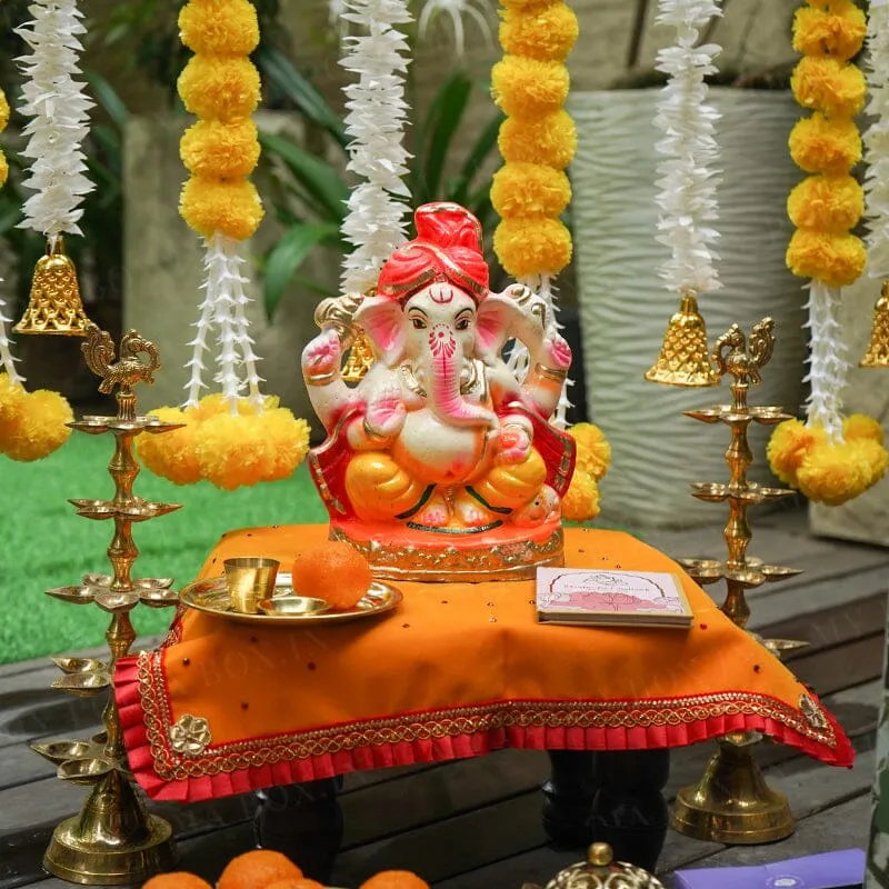 10INCH Mantreshaya Eco-Friendly Ganpati | Plant-A-Ganesha