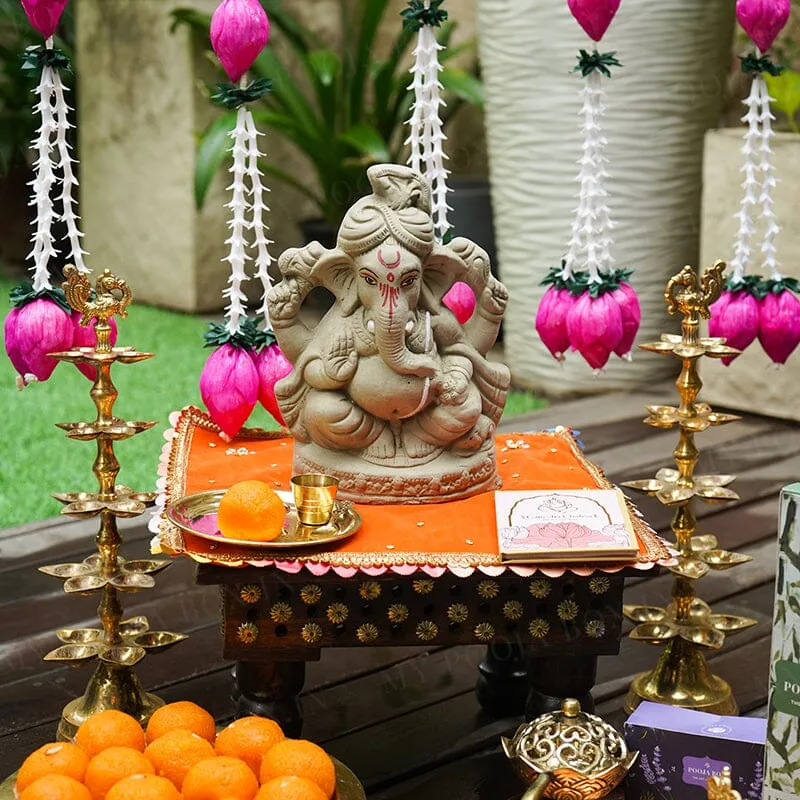 10INCH Mantreshaya Eco-Friendly Ganpati | Plant-A-Ganesha