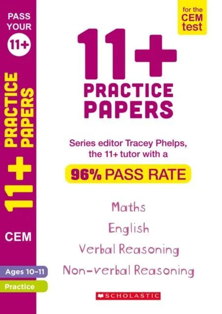 11  Practice Papers for the CEM Test Ages 10-11