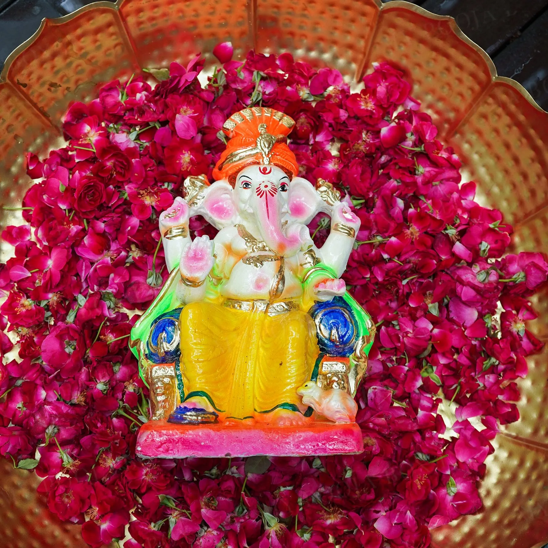 1.2FEET Siddhipriya Eco-Friendly Ganpati | Plant-A-Ganesha