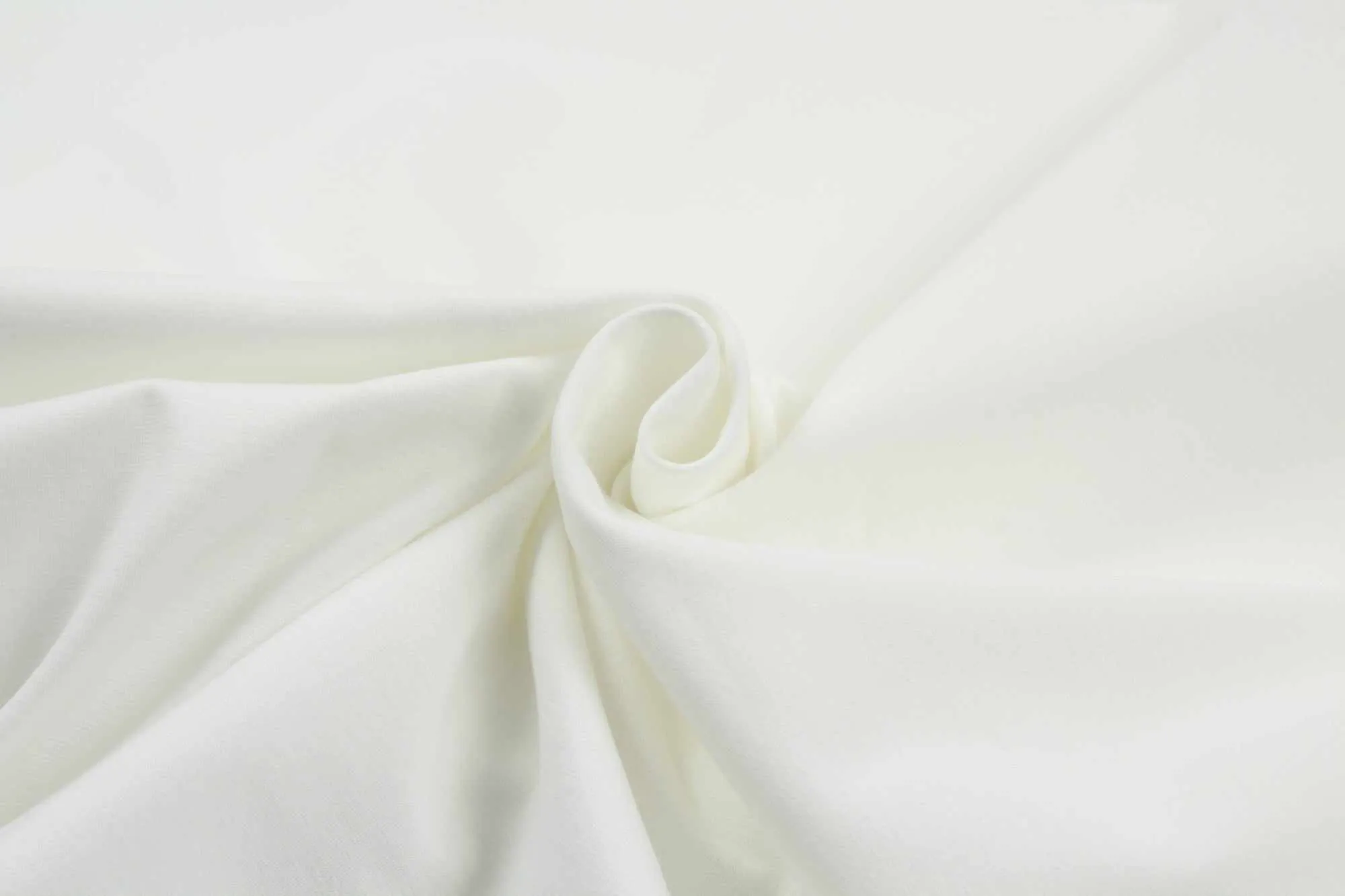 3,4 Mts Roll - Recycled Polyester Stretch Punto Roma (Off White) - OFFER: 12,50€/MT