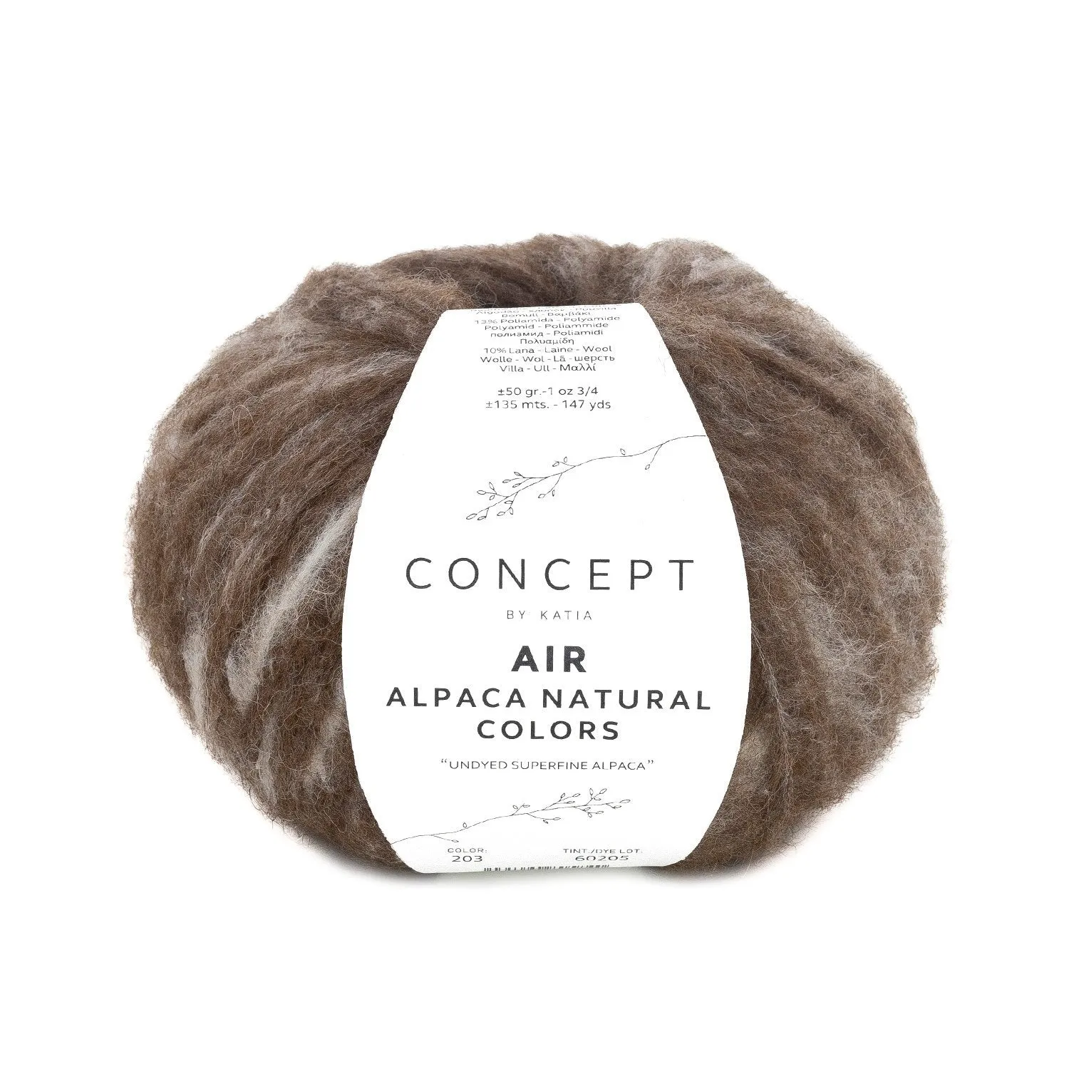 AIR ALPACA NATURAL COLOURS