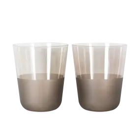 Arc Contrast Tumbler Glass