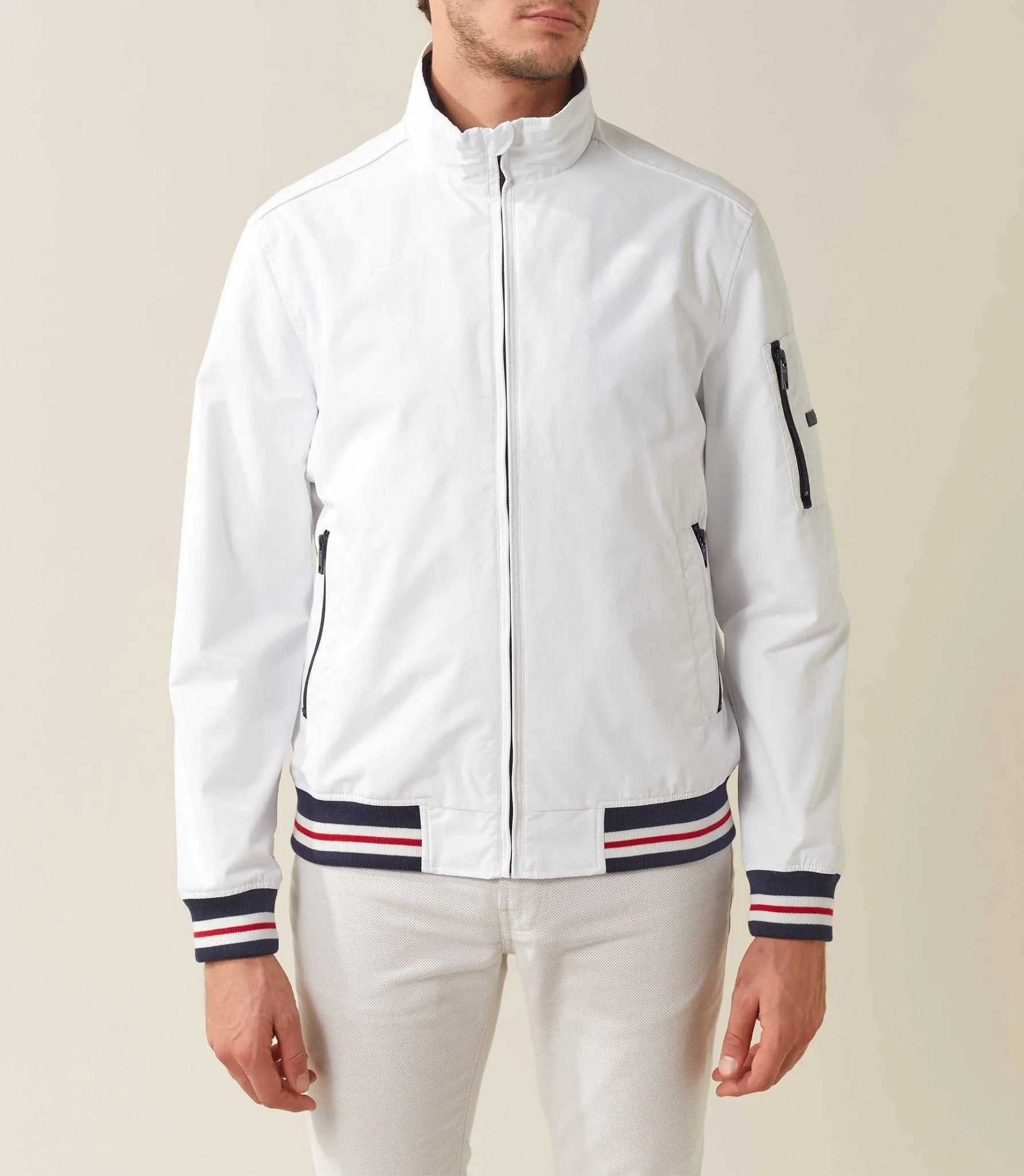 Blouson leger blanc "Kevin"