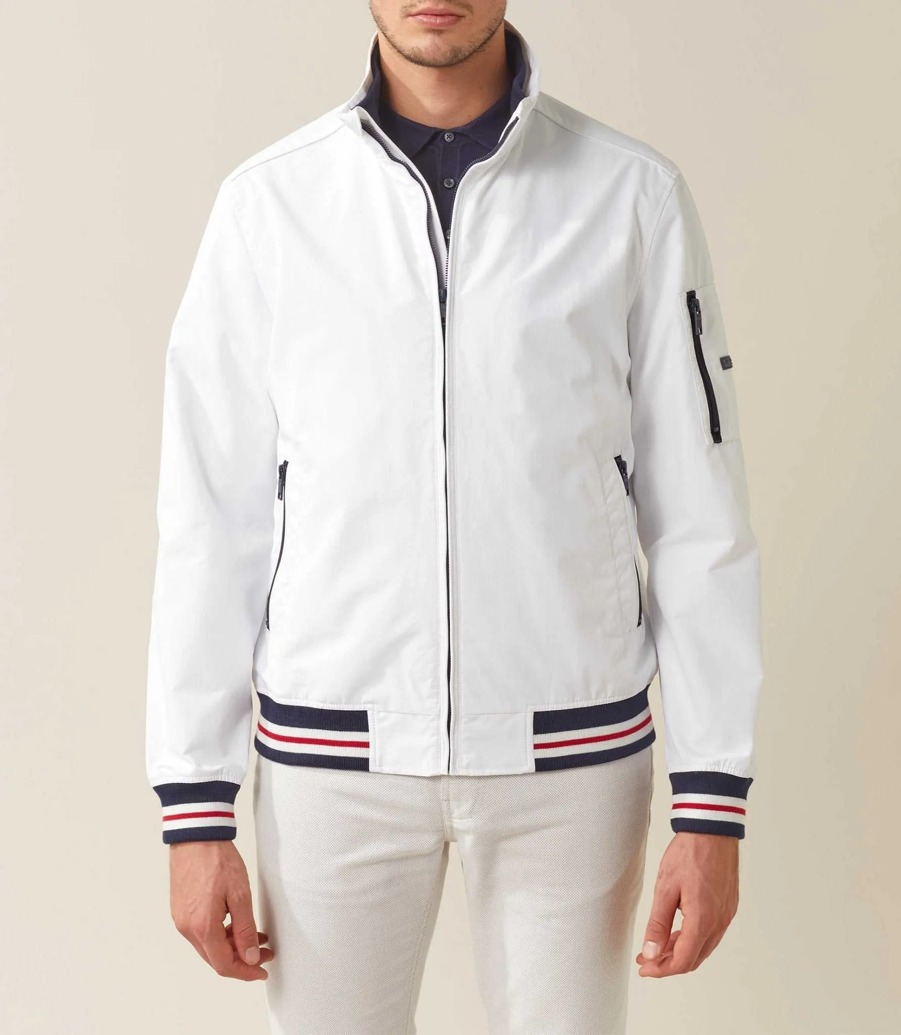 Blouson leger blanc "Kevin"