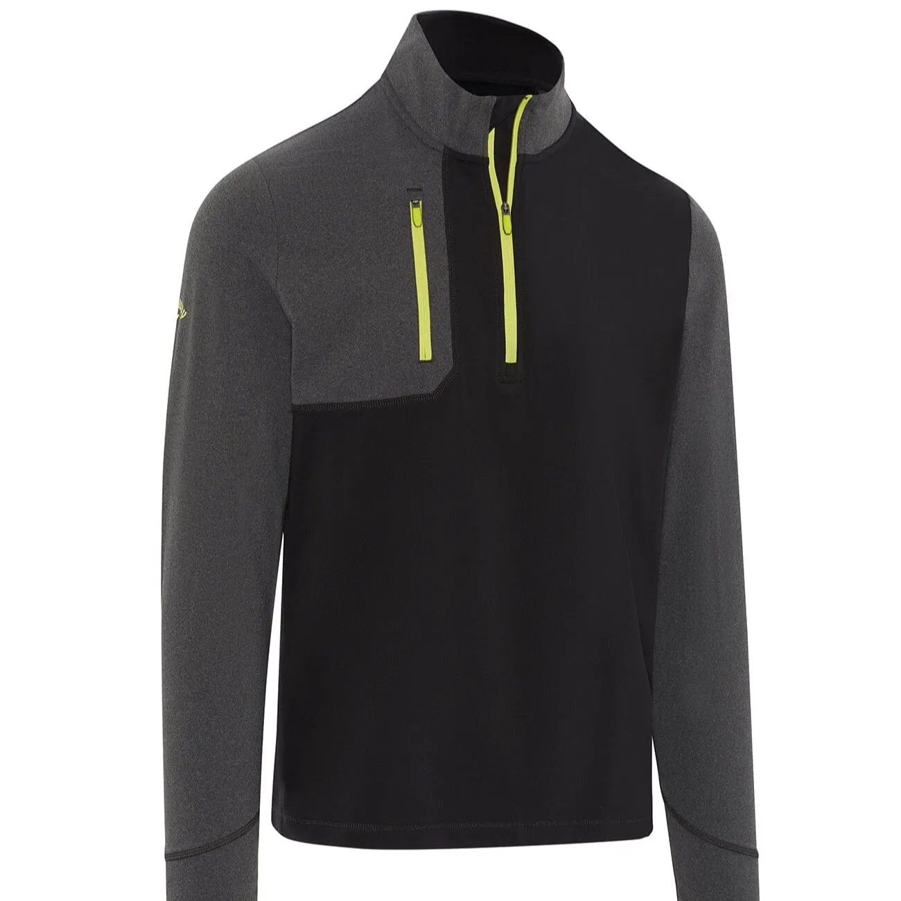 Callaway Pull 1/4  zip Déperlant Noir