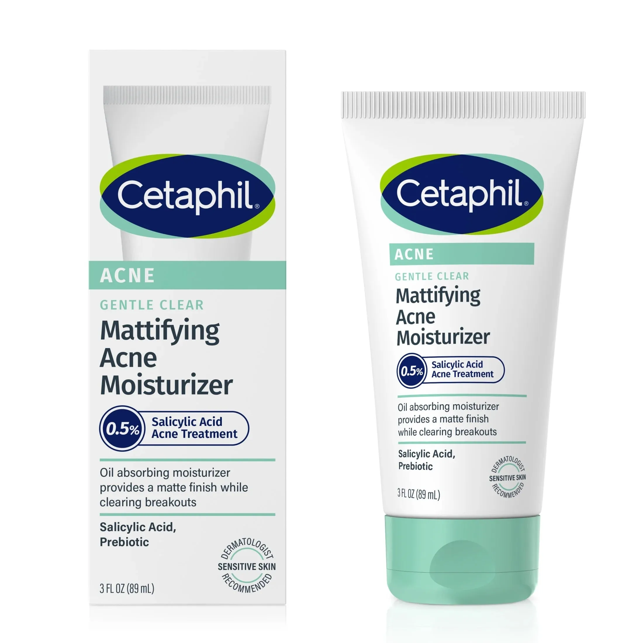 Cetaphil Gentle Clear Mattifying Acne Face Moisturizer - 3 oz