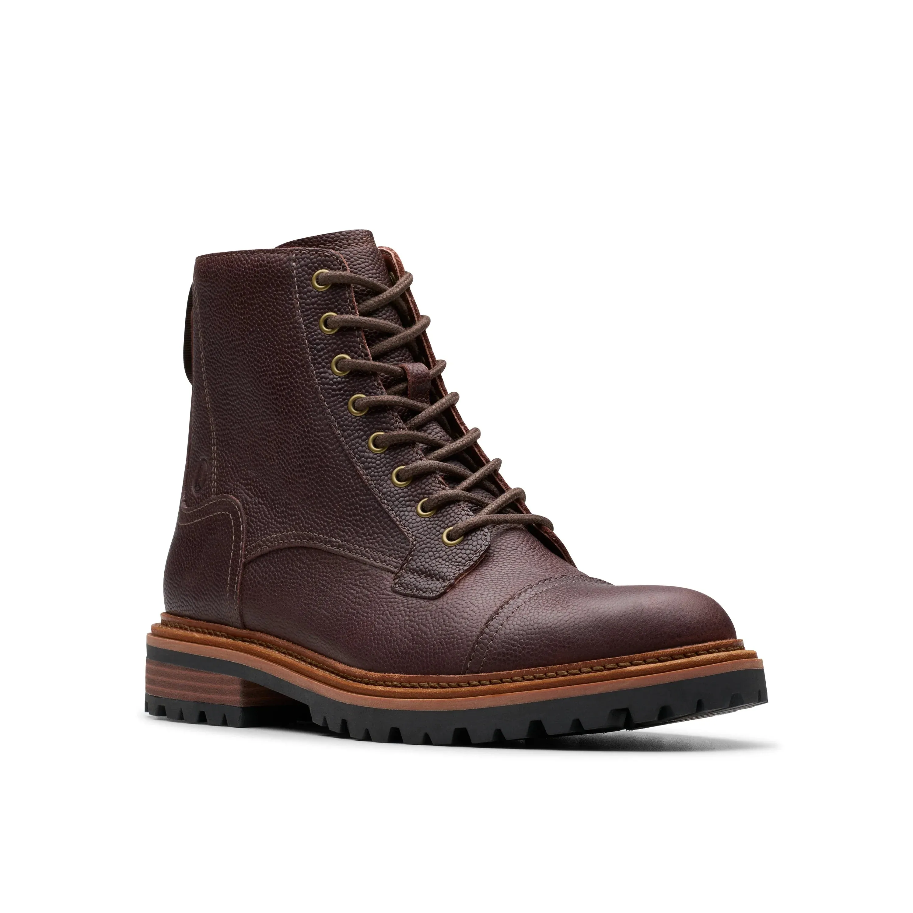 CLARKS | BOTAS HOMBRE | CLARKRIDGE HI BROWN SCOTCH GRAIN | MARRÓN