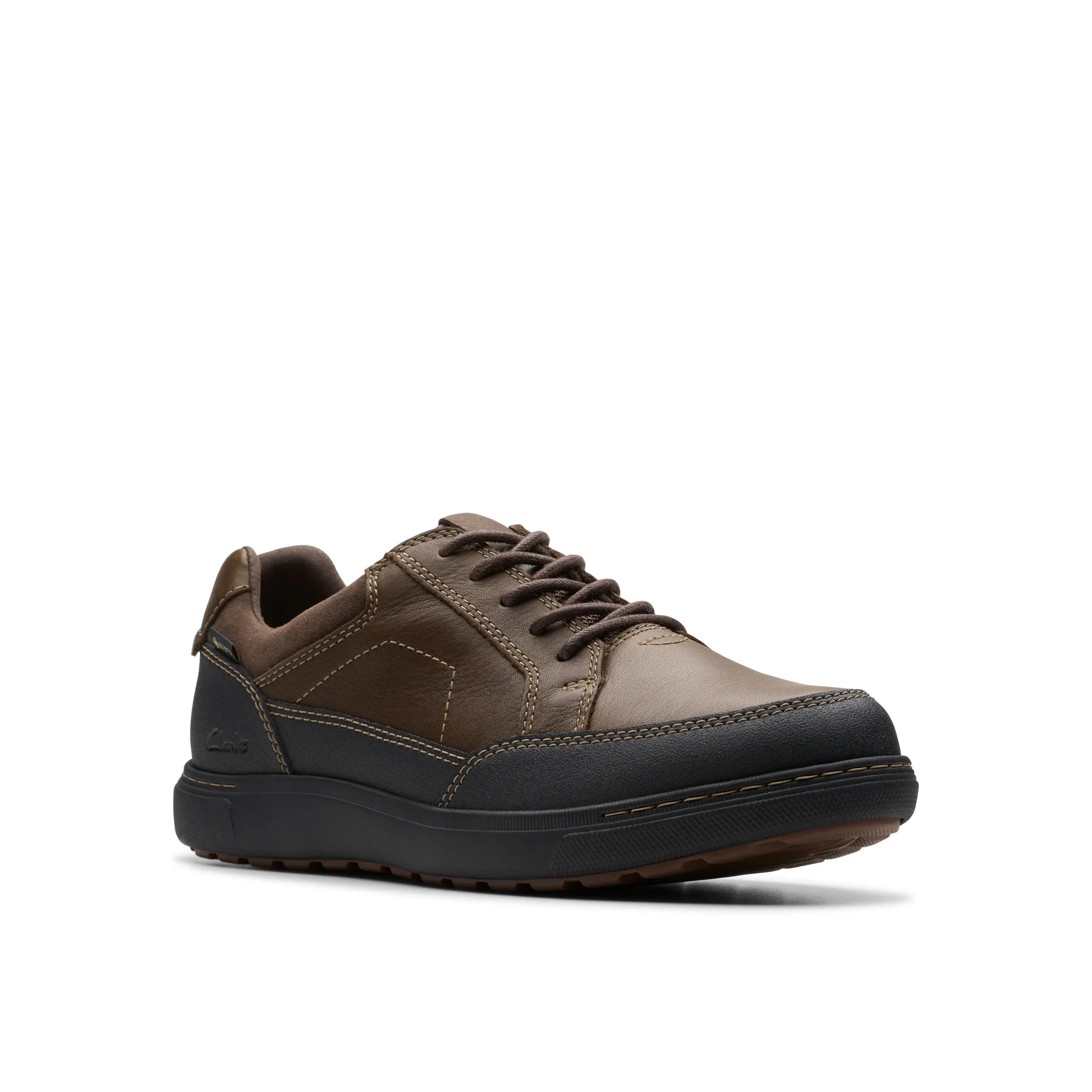 CLARKS | ZAPATOS CASUAL HOMBRE | MAPSTONE LO GTX DARK BROWN LEATHER | MARRÓN