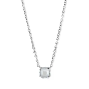 Coeur De Lion April Birthstone White Quartz Necklace