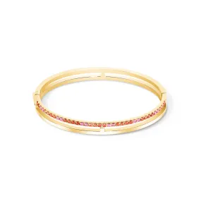 Coeur De Lion Eternal Unity Gold Red Bangle