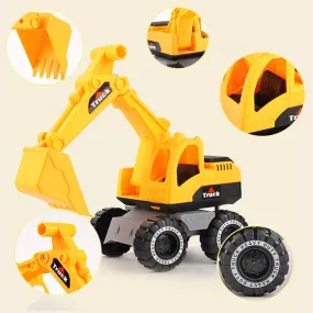 Dump Truck Toy for Kids – Moveable Claw - Lifting Back – Garbage Truck Bulldozer Digger