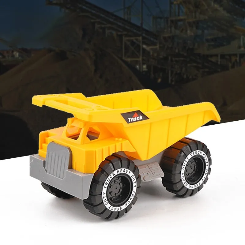 Dump Truck Toy for Kids – Moveable Claw - Lifting Back – Garbage Truck Bulldozer Digger