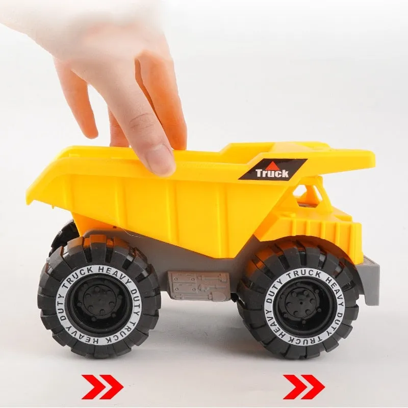 Dump Truck Toy for Kids – Moveable Claw - Lifting Back – Garbage Truck Bulldozer Digger