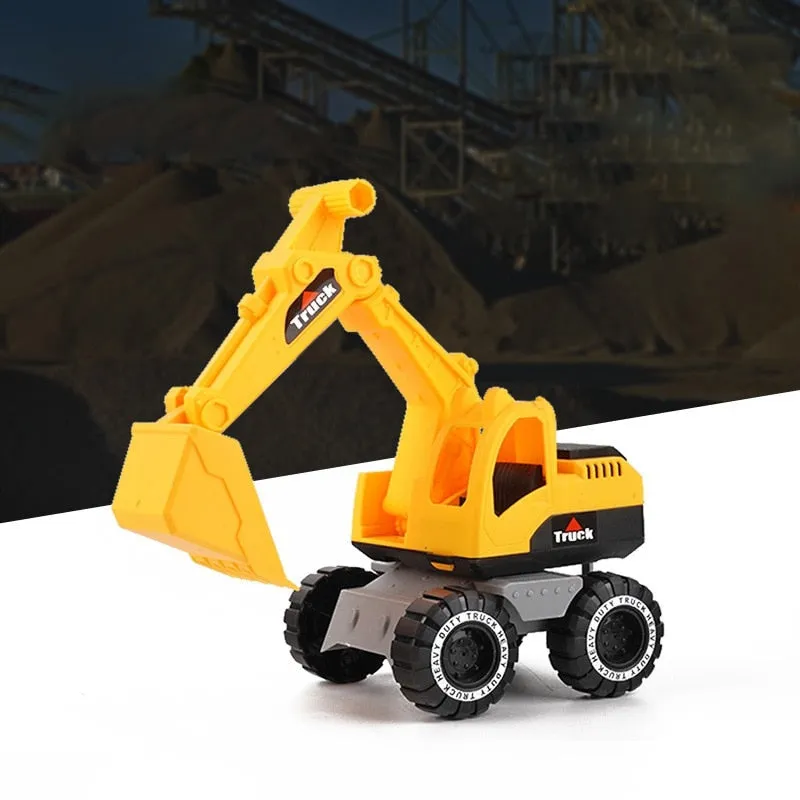 Dump Truck Toy for Kids – Moveable Claw - Lifting Back – Garbage Truck Bulldozer Digger