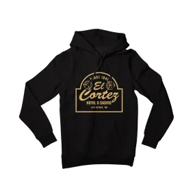 Black and Gold El Cortez Dice Graphic Hoodie