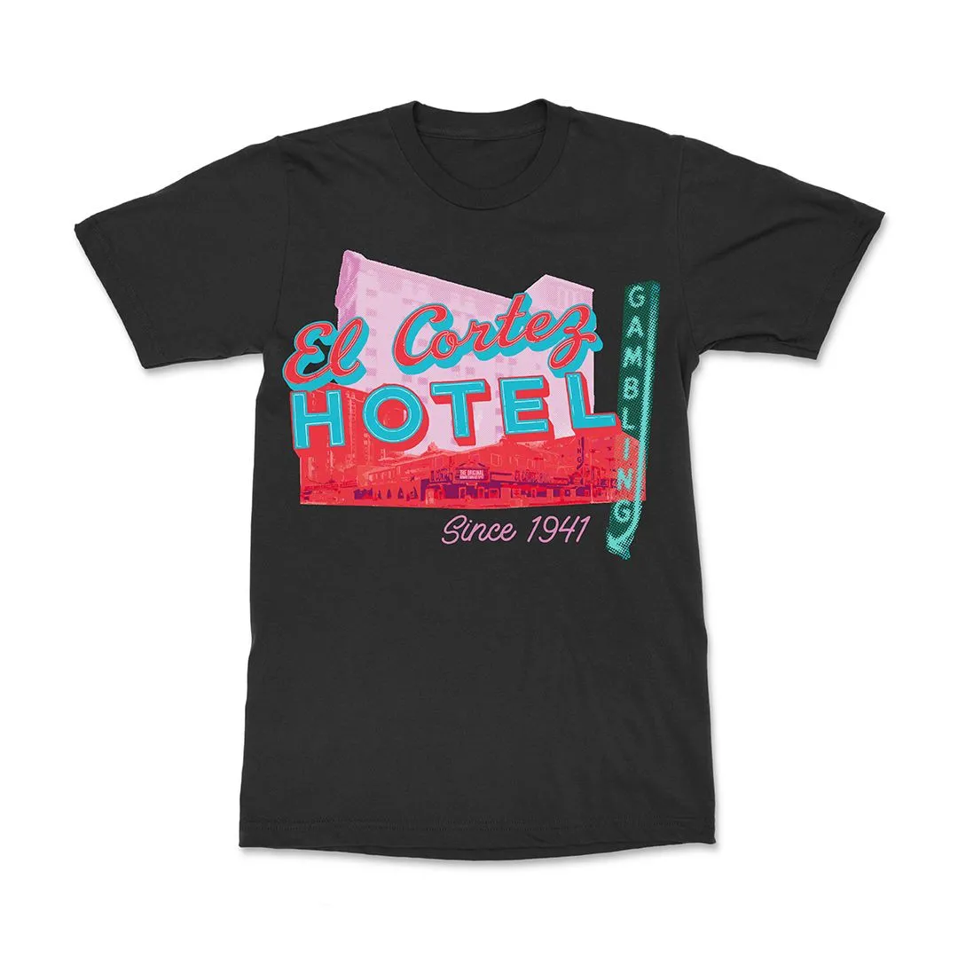 El Cortez Ladies Cut Neon Sign T-Shirt