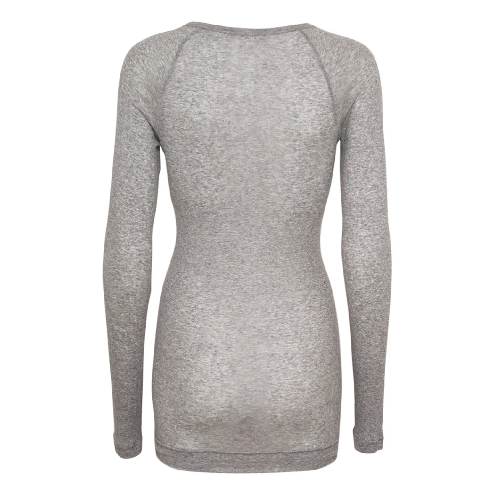 Elvira Bluse, Grey Melange