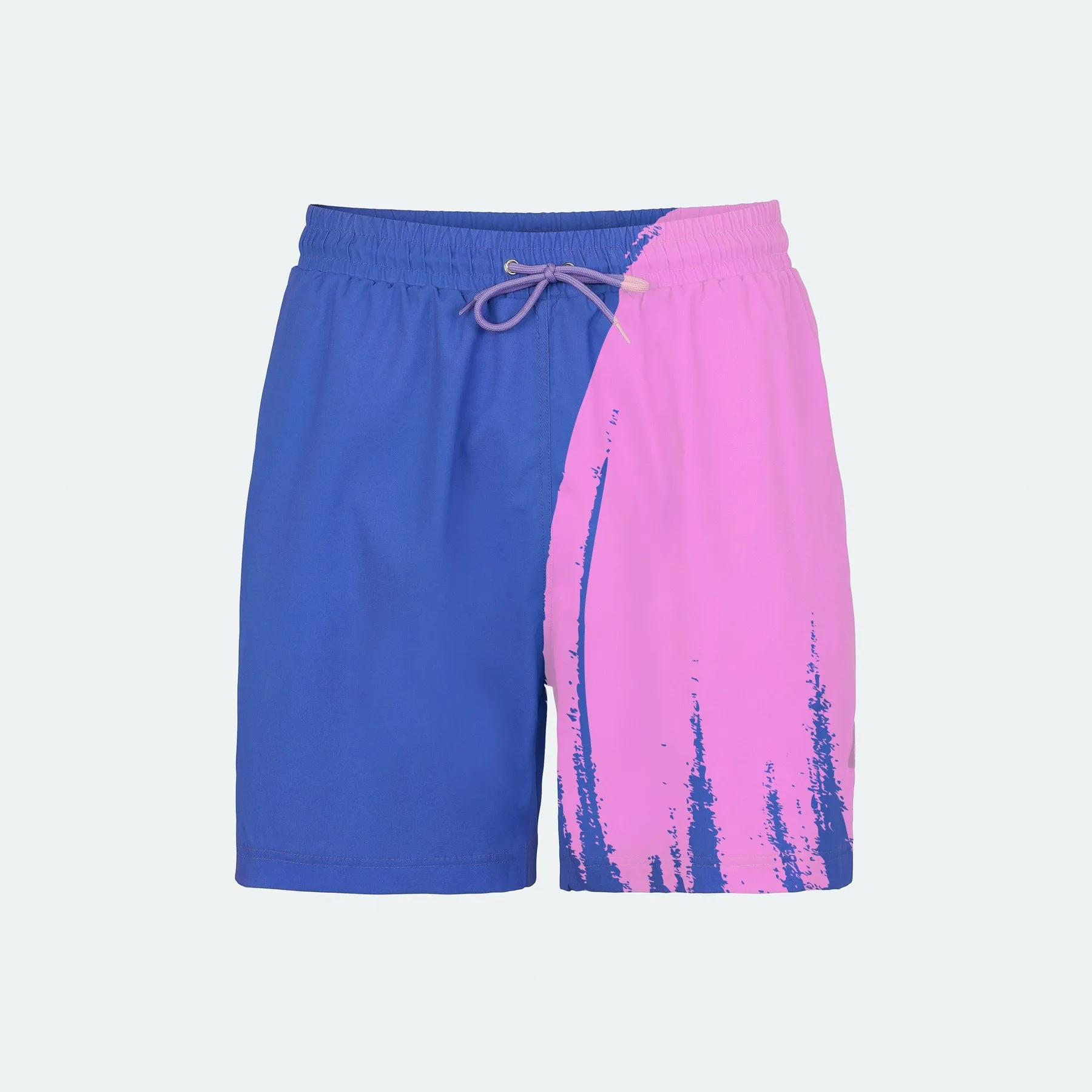 Fargeskiftende Badeshorts Lilla/Rosa