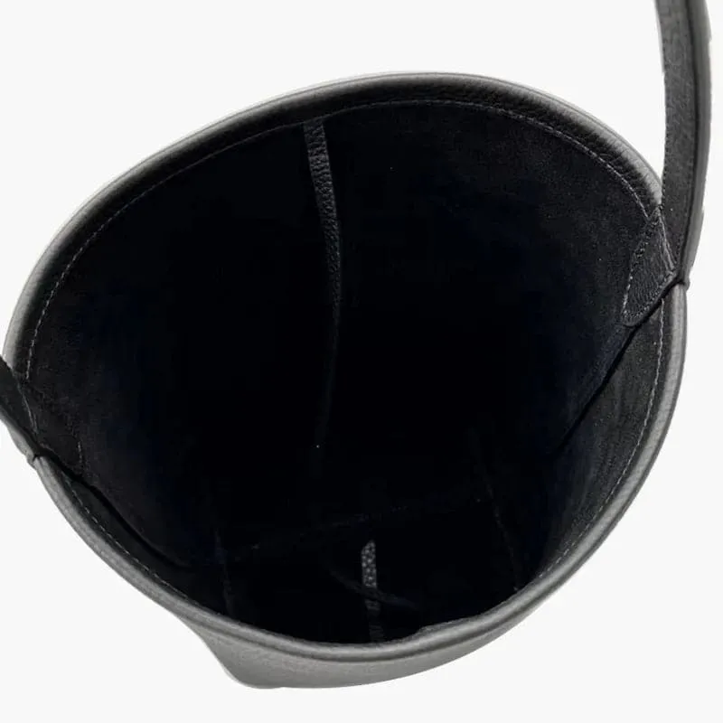 Genuine Leather Bucket Bag - High-Quality Cow Leather Shoulder Handbag