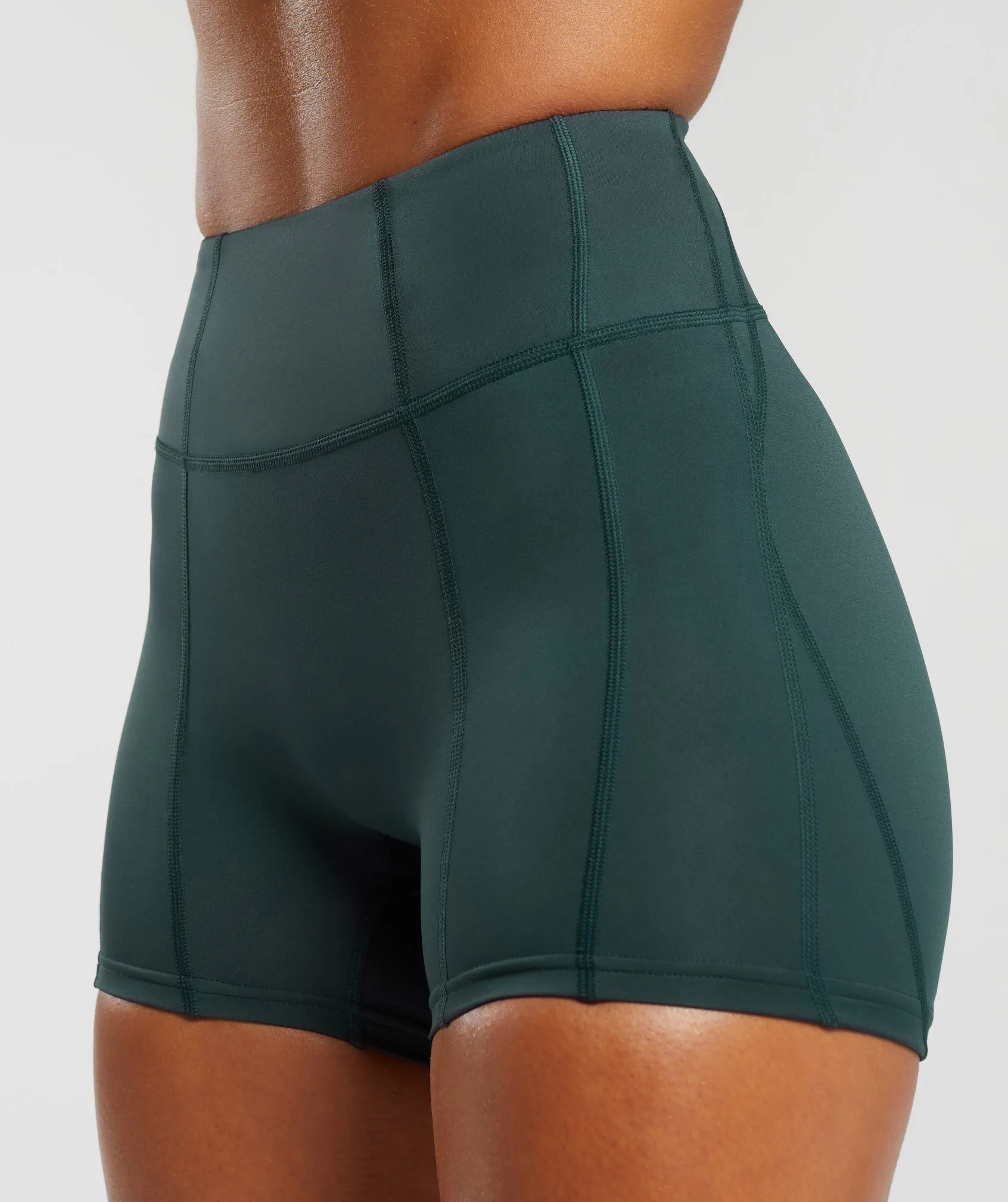 GS Power High Rise Shorts - Darkest Teal