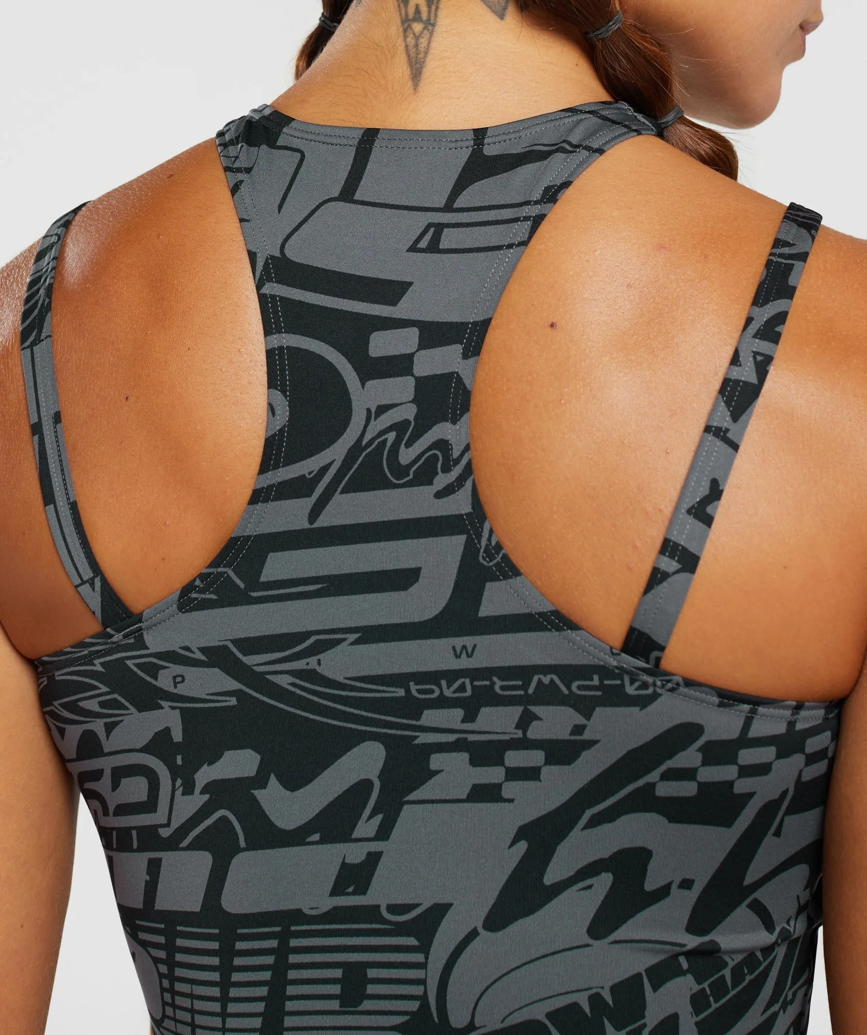 GS Power Midi Tank - Dark Grey