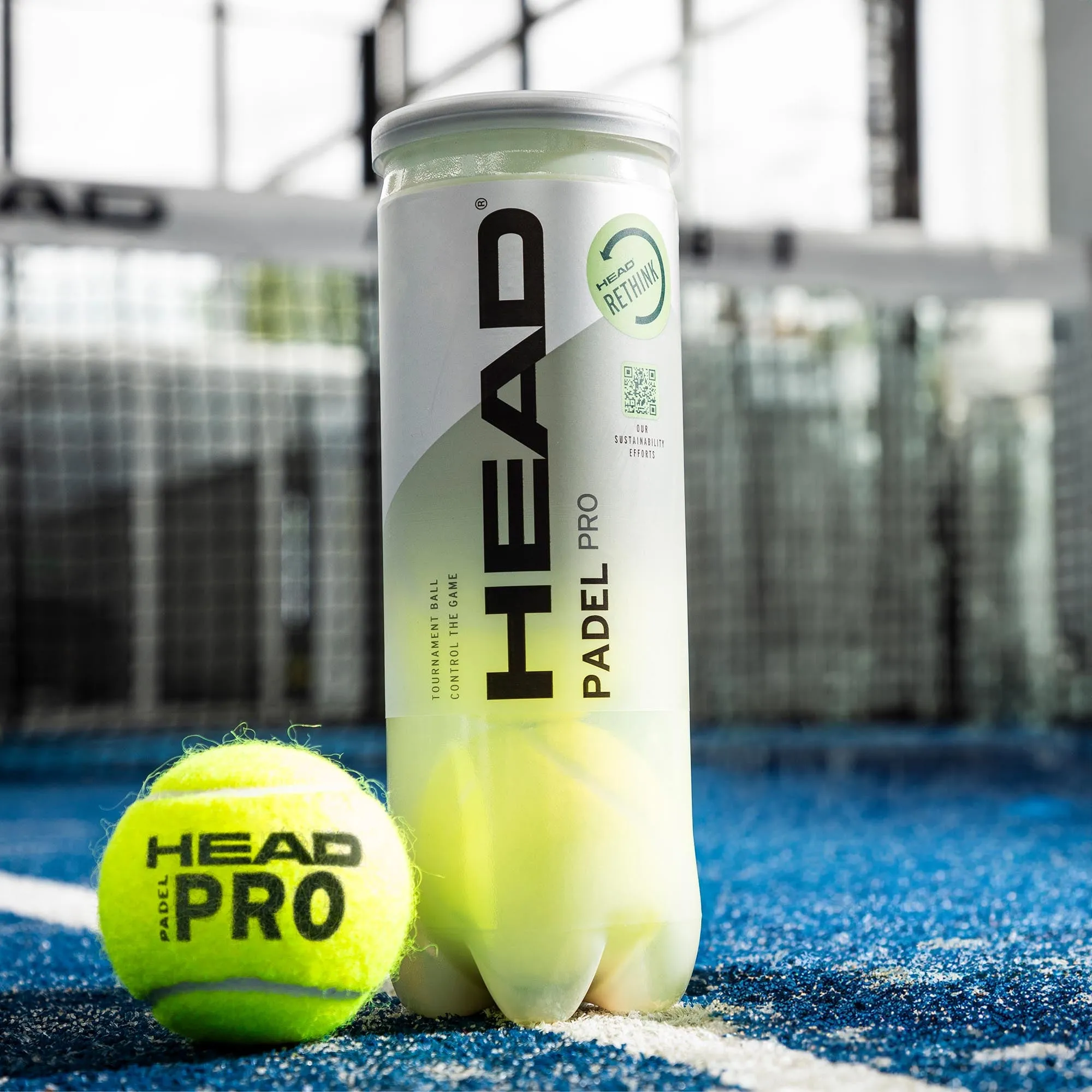 Head Pro Padel Balls - Tube Of 3