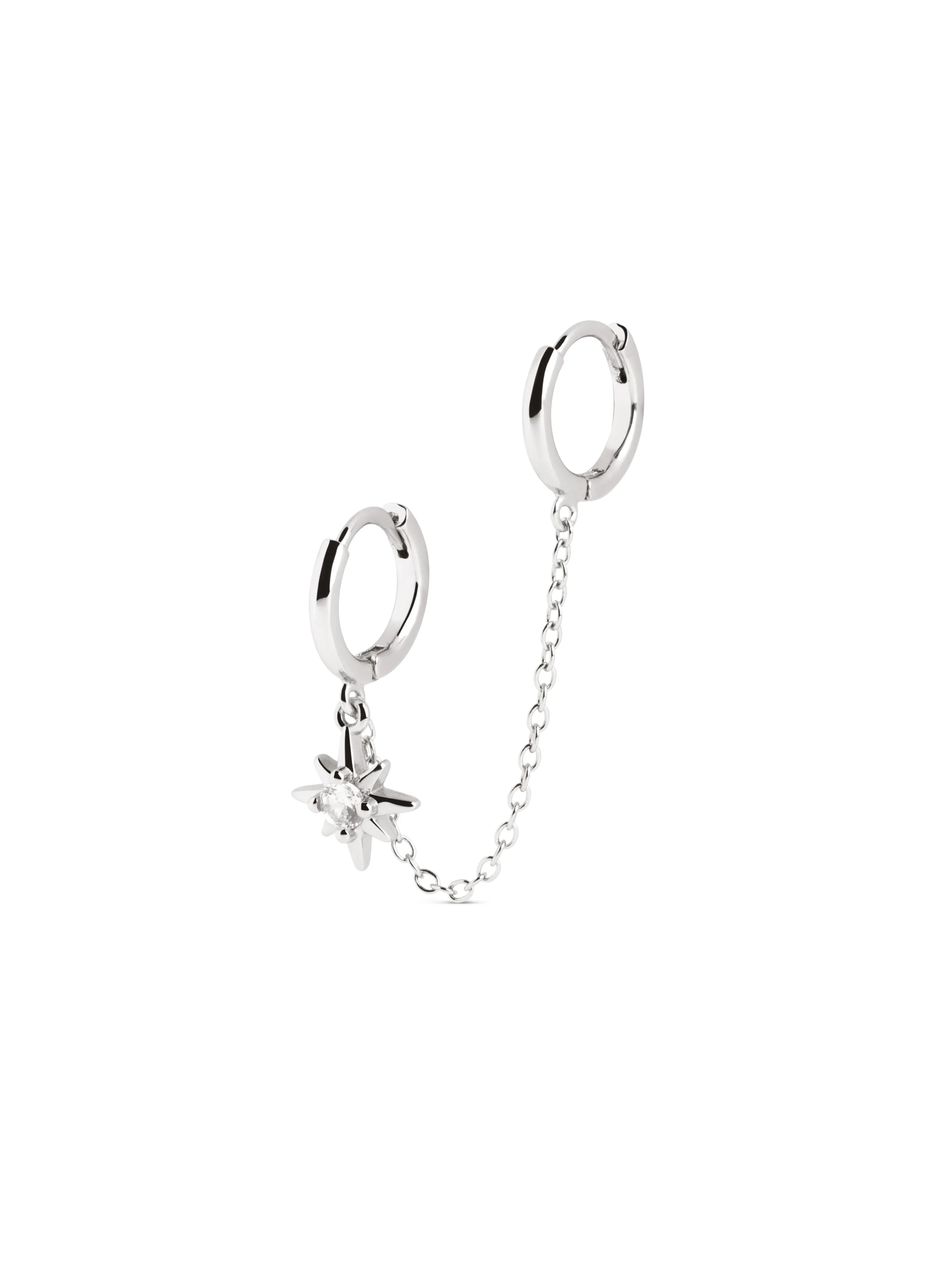 Klein Polar Star Silver Single Earring