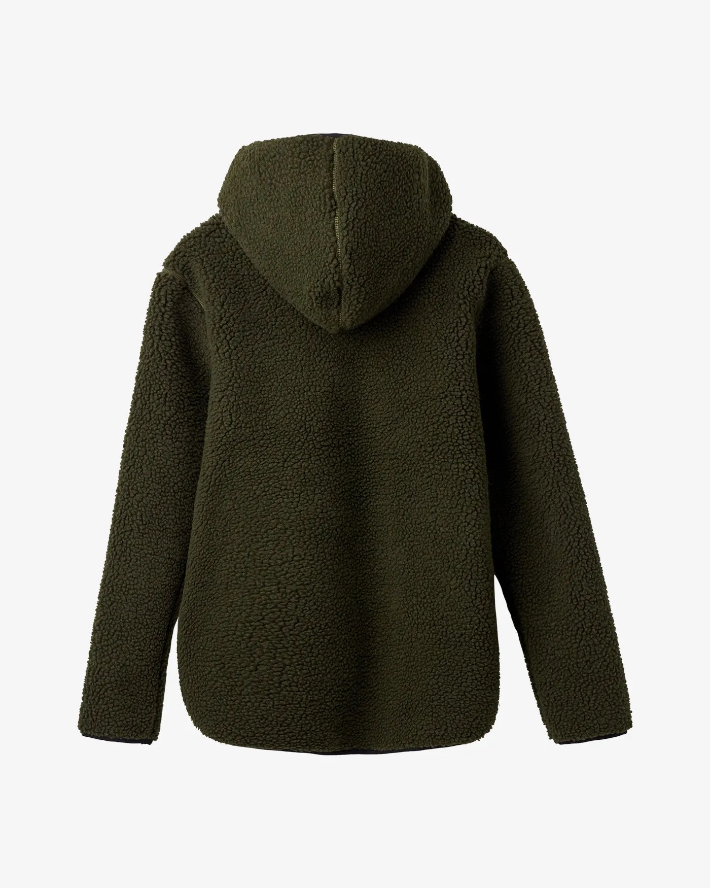 Langli Pile Hoodie - Army