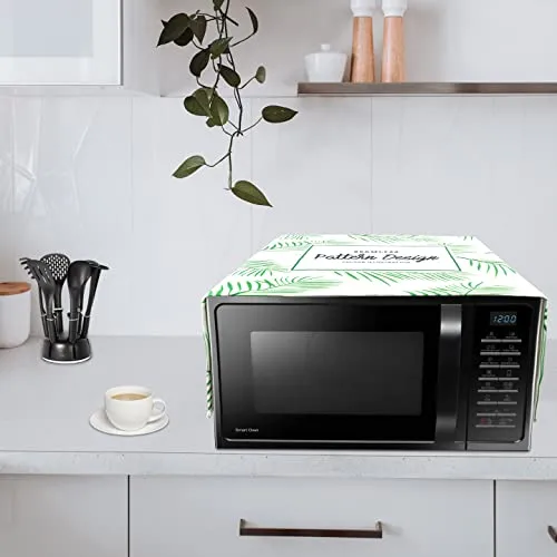 Microwave/Oven Top Cotton Cover (FABKUC) | Green Cover Stand Out