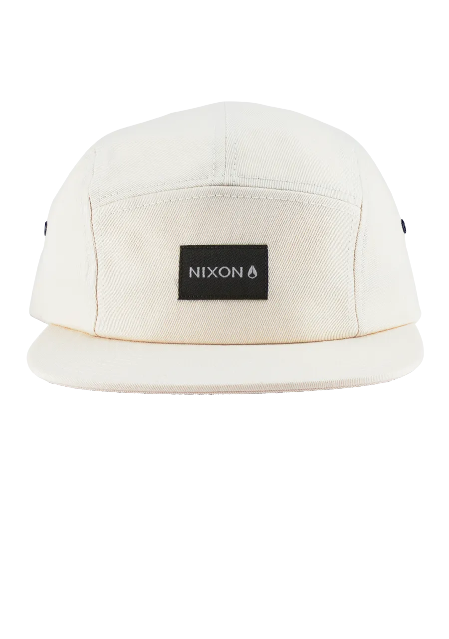 Mikey 5 Panel Hat - Off White