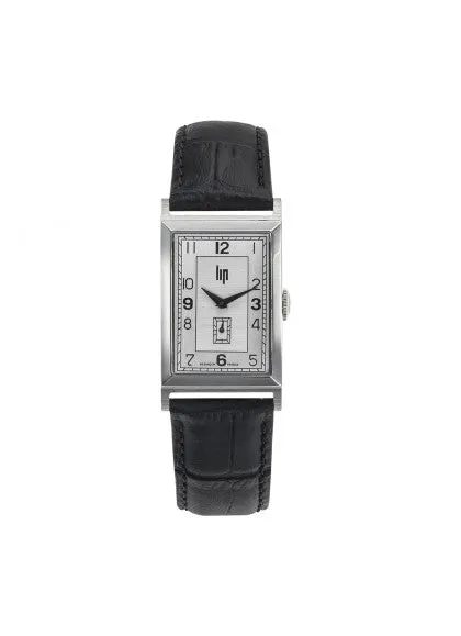 Montre Lip - Churchill T24 bracelet cuir noir