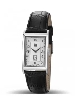 Montre Lip - Churchill T24 bracelet cuir noir