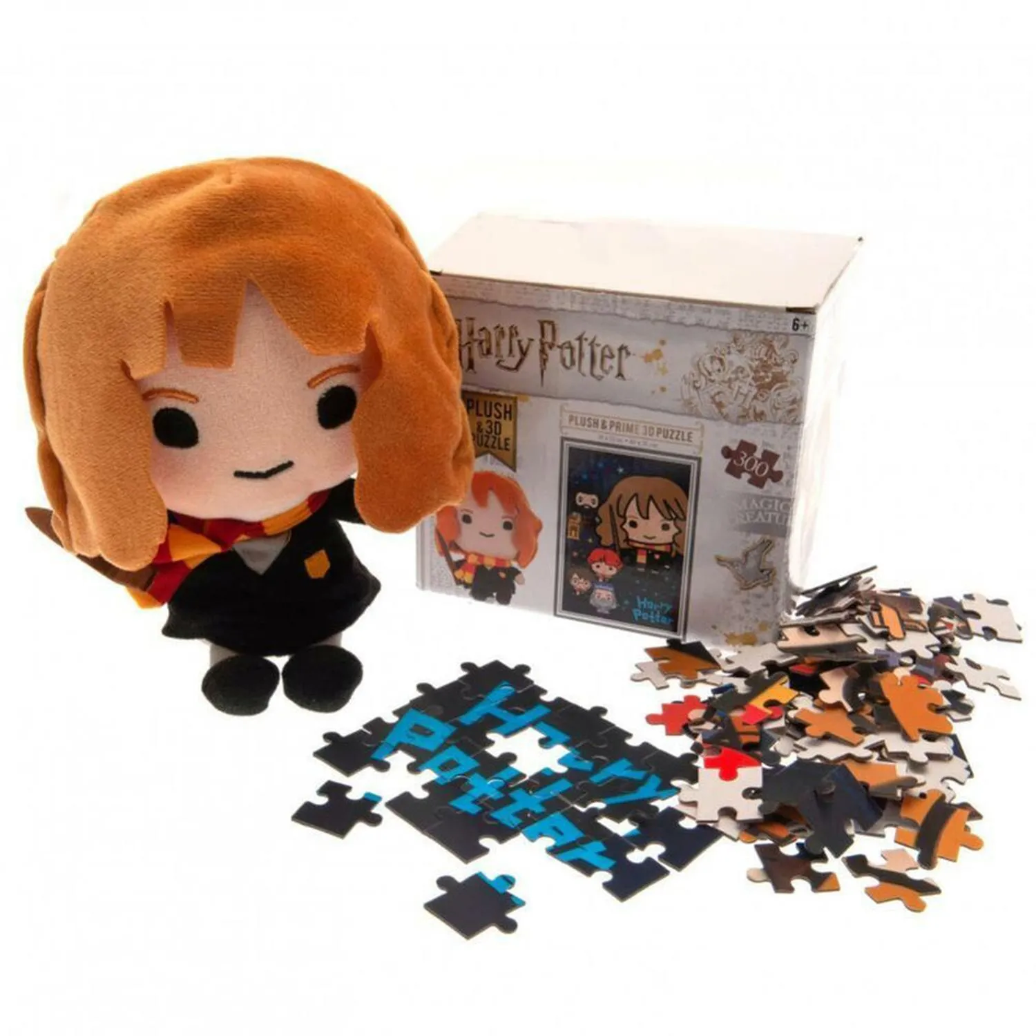 New Arrival Prime 3D Puzzles Rompecabezas Lenticular Con Peluche Hermione 300Pz Harry Potter