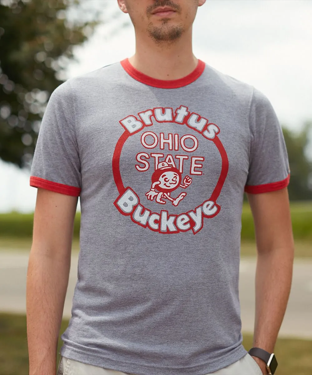 Retro Brutus Buckeye Ringer