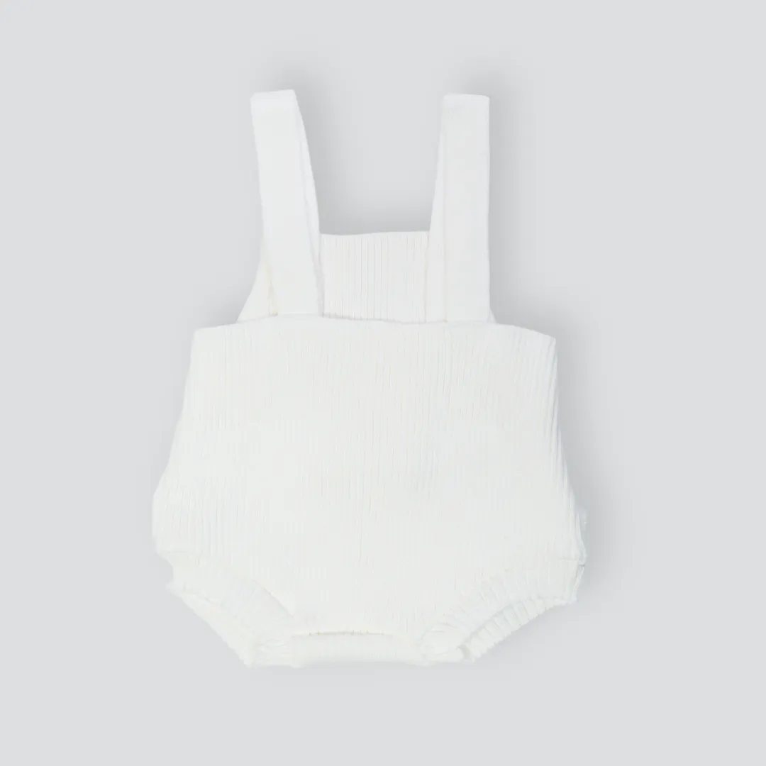 Romper em Tricot Canelado Milk -  Bebê e Infantil