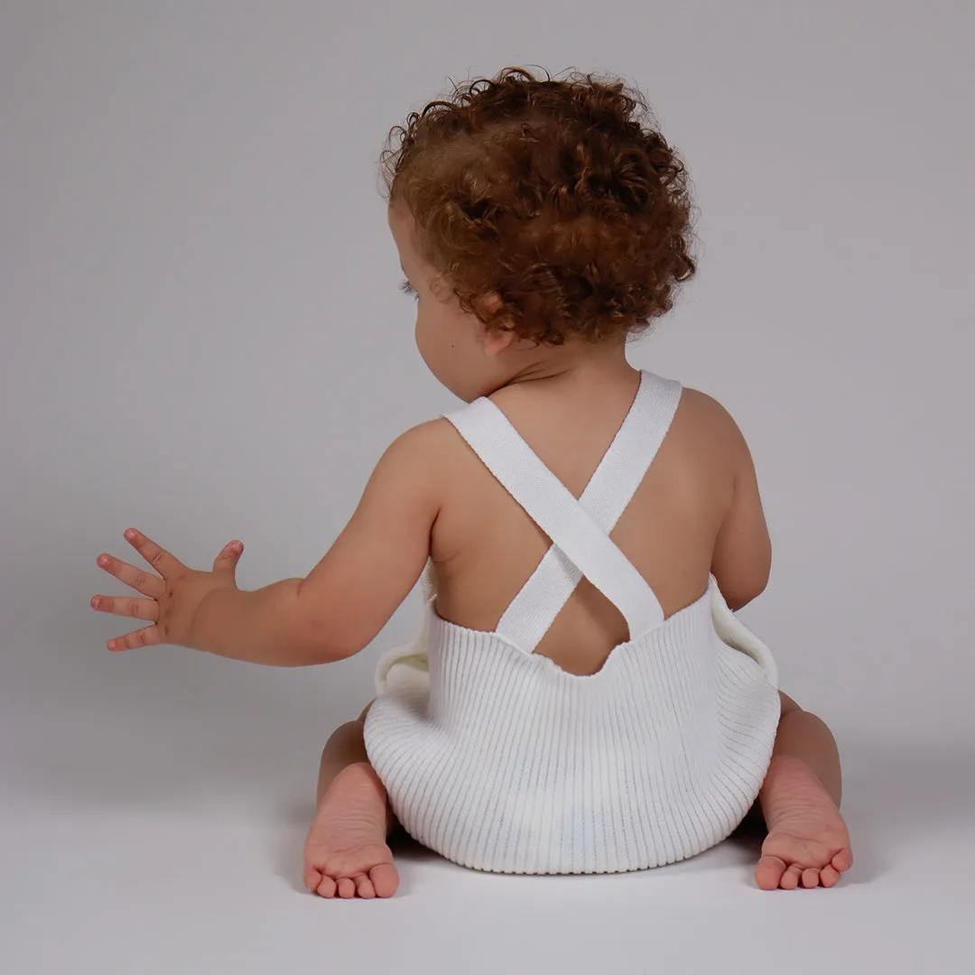 Romper em Tricot Canelado Milk -  Bebê e Infantil