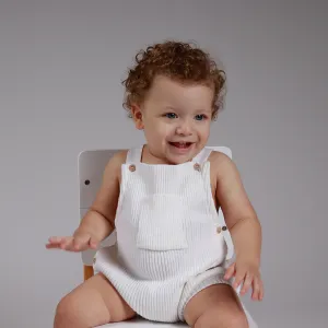 Romper em Tricot Canelado Milk -  Bebê e Infantil