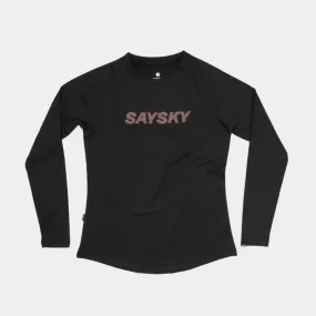 Saysky | Logo Pace Long Sleeve | Dames | Black