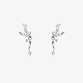 THIALH - DATURA • ASTRA - Diamond and 18K White Gold Earring (M Size)