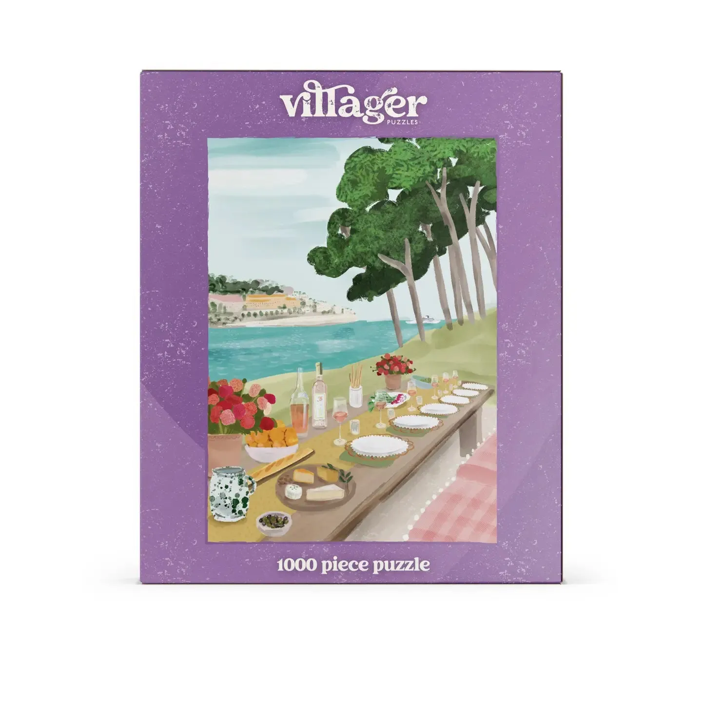 VILLAGER PUZZLES - PIQUE-NIC CHAMPÊTRE ÉLÉGANT - 1000 MORCEAUX