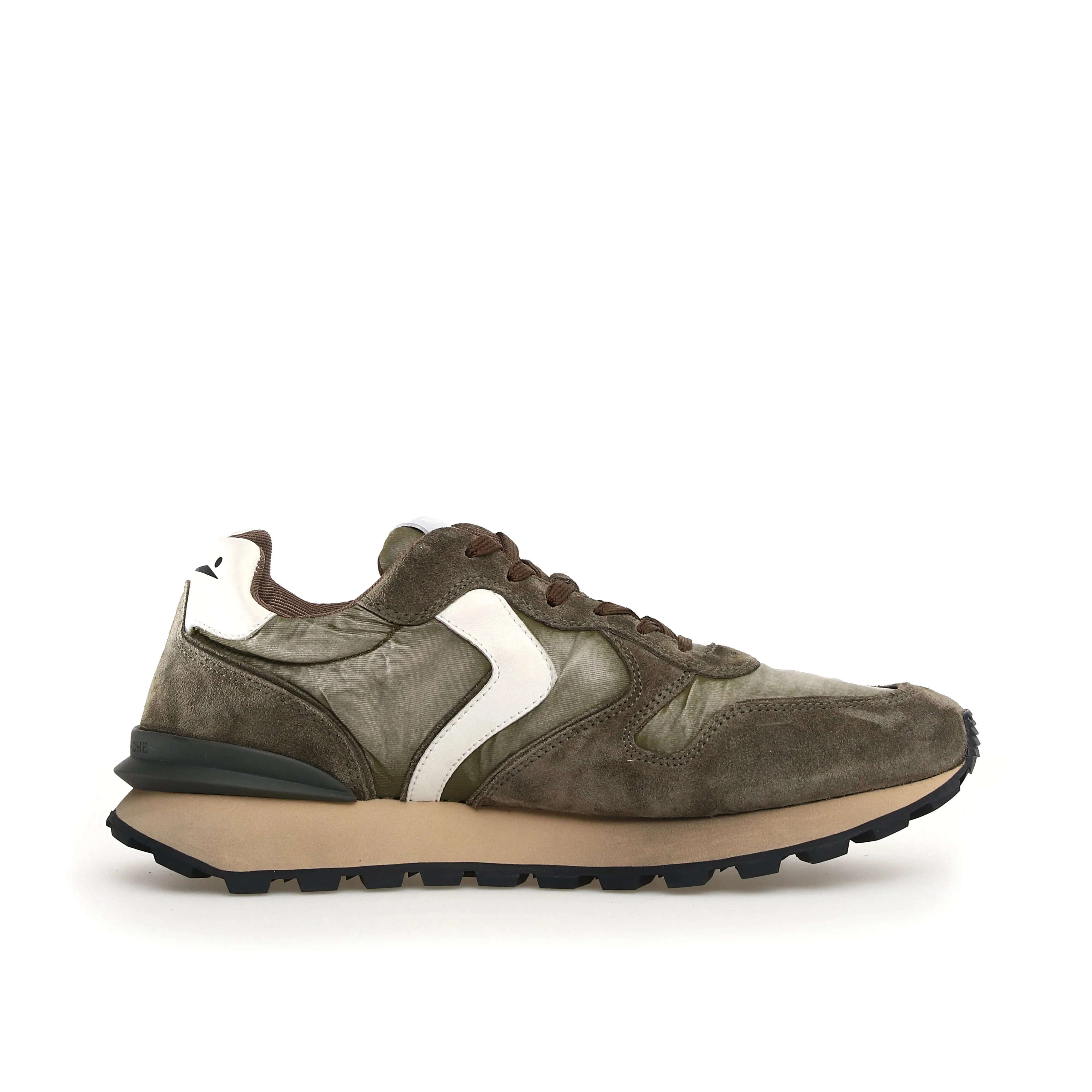 VOILE BLANCHE | SNEAKERS HOMBRE | PARIS RACE MAN ARMY GREEN | CAQUI